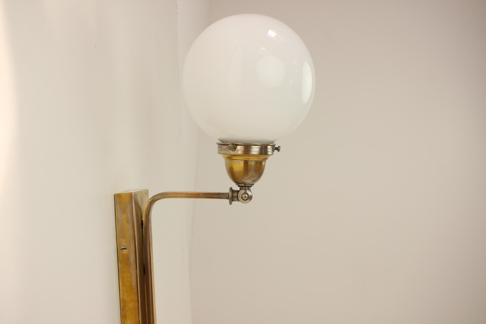 Art Deco Adjustable Wall Lamp, 1930's 4