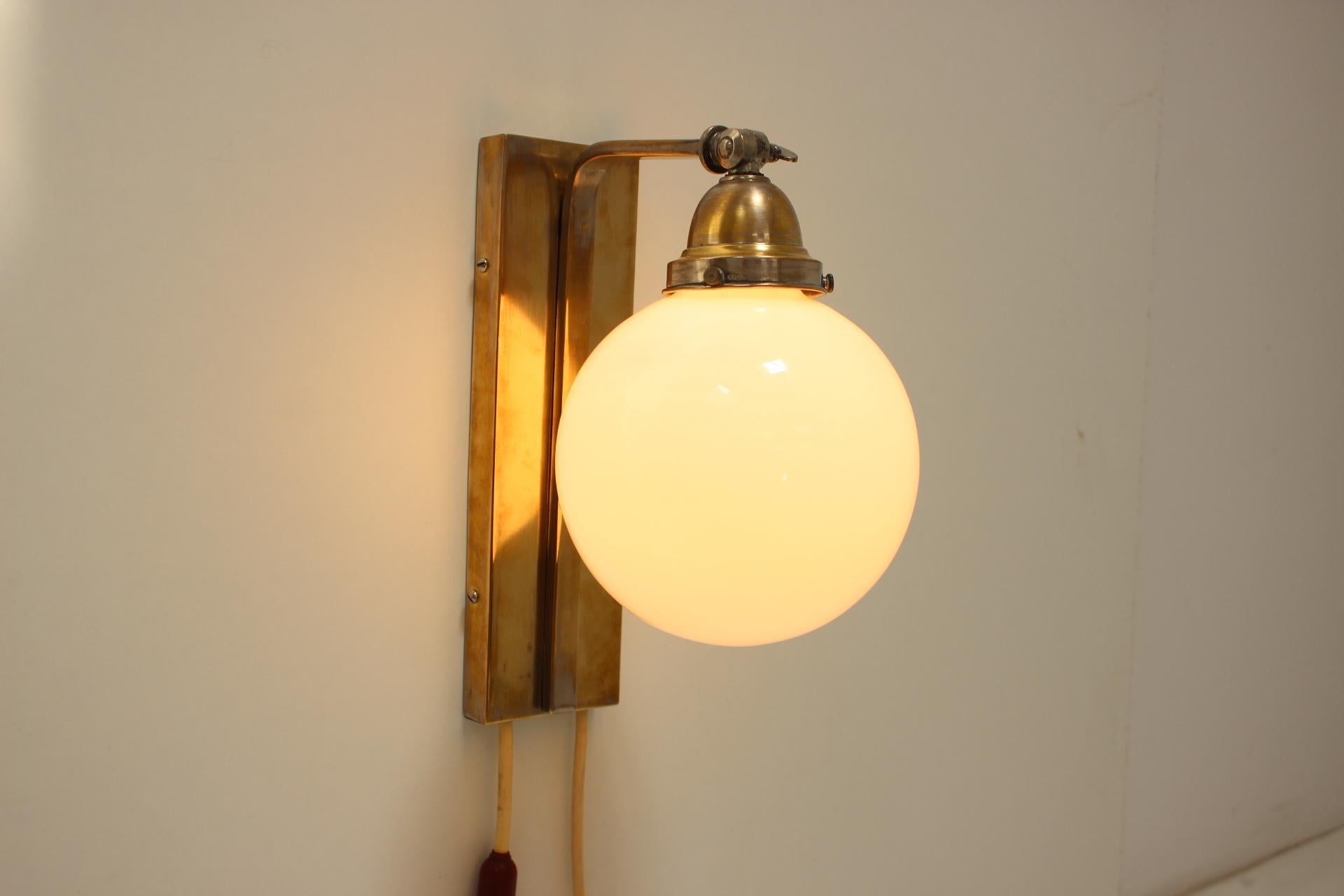 Art Deco Adjustable Wall Lamp, 1930's 6