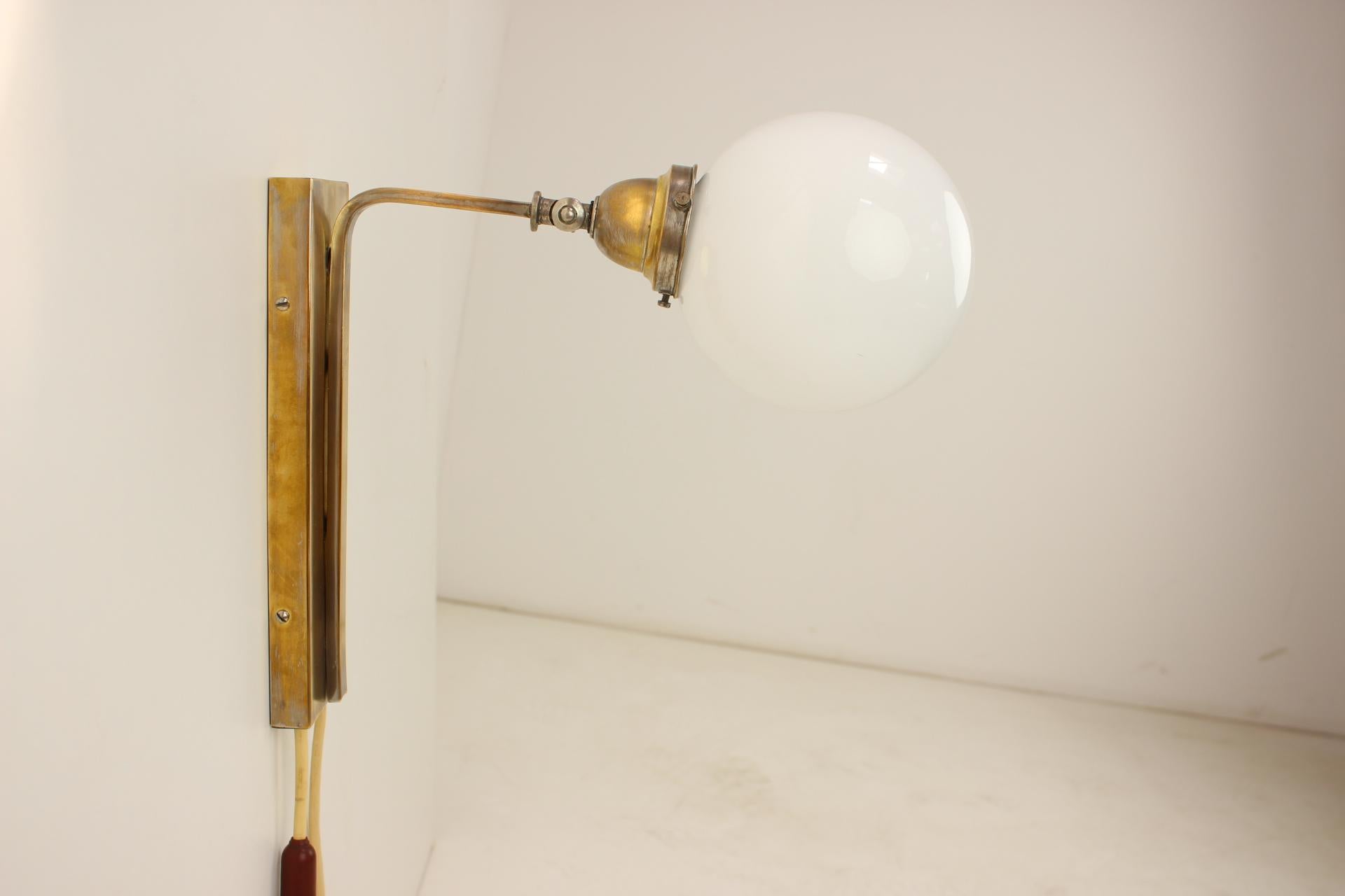 Art Deco Adjustable Wall Lamp, 1930's 2