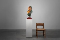 Art Deco Advertising Statue for Cigarettes Copain, France 1920s