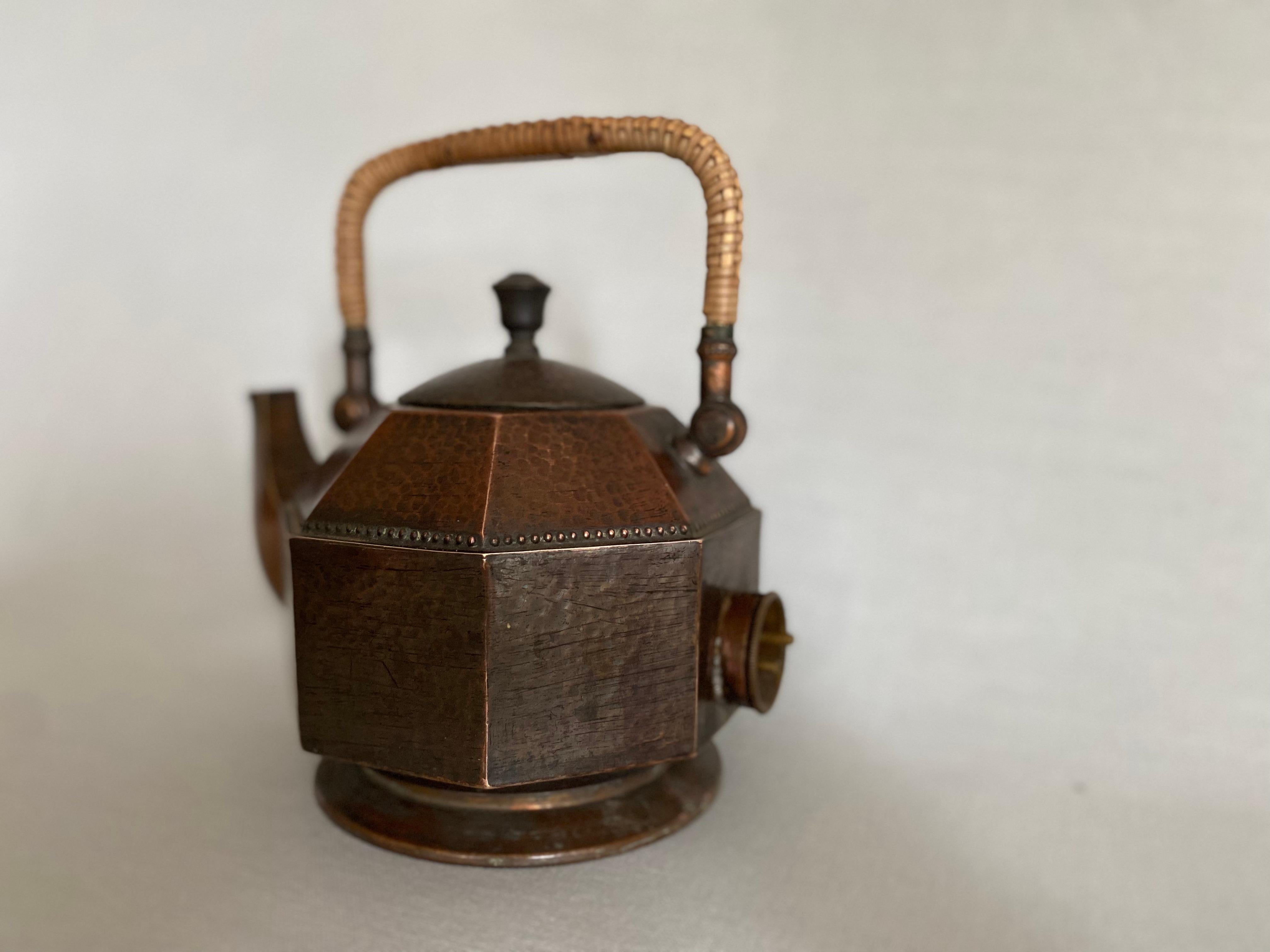 art deco tea kettle