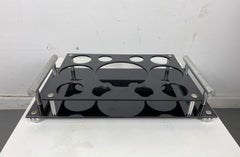 Art Deco Aero Art Frantz Industries Machine Age Aluminum and Micarta Bar Tray