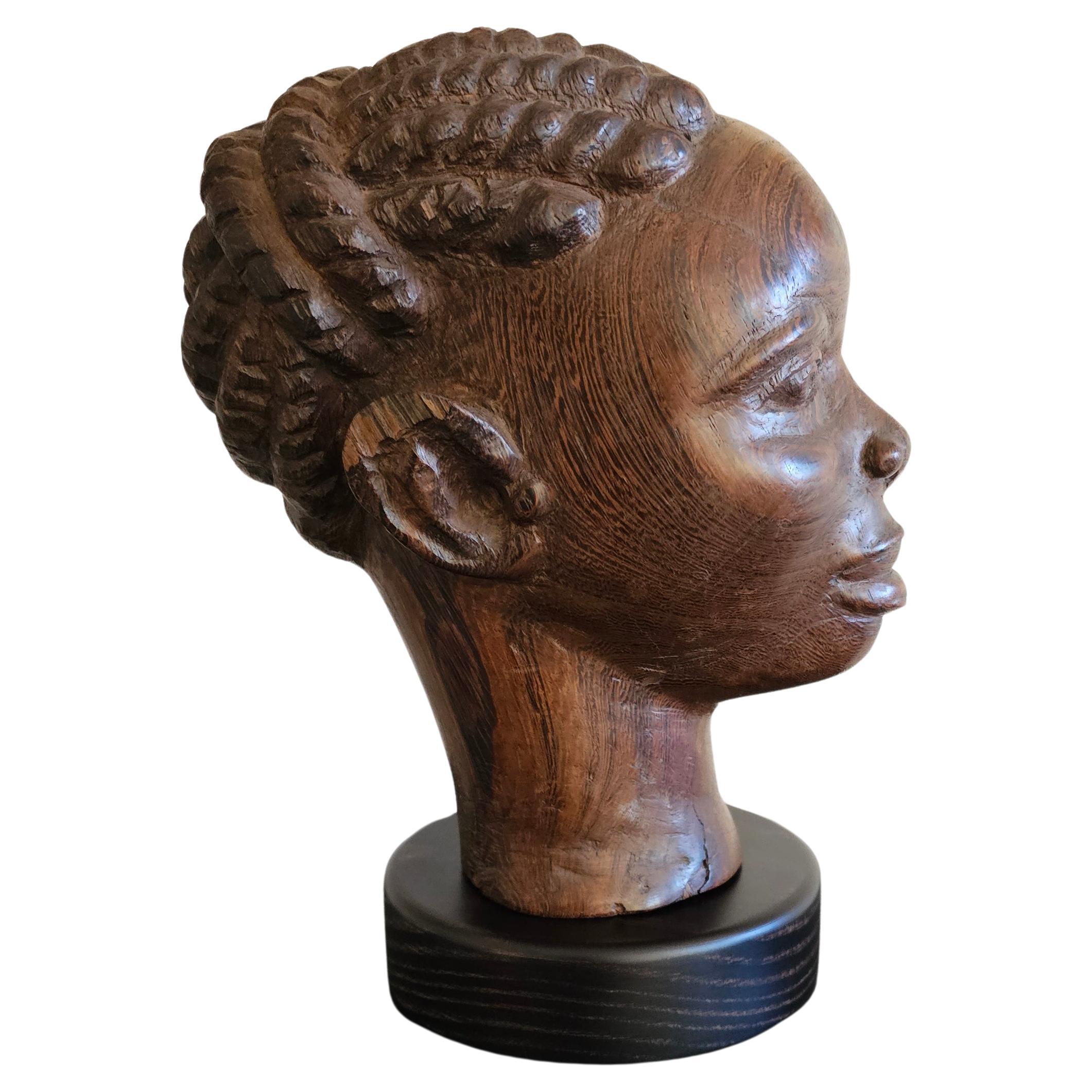 Busto africano Art Deco in vendita
