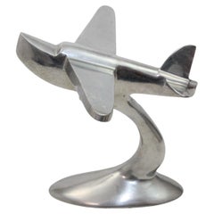 Vintage Art Deco Airplane Sculpture of the Boeing 314 Clipper Cast Aluminium