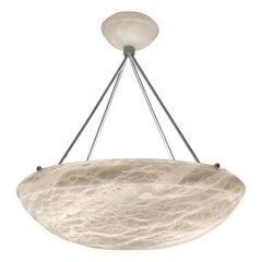 Art Deco Alabaster Light Fixture