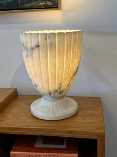 Art Deco Alabaster Table Lamp