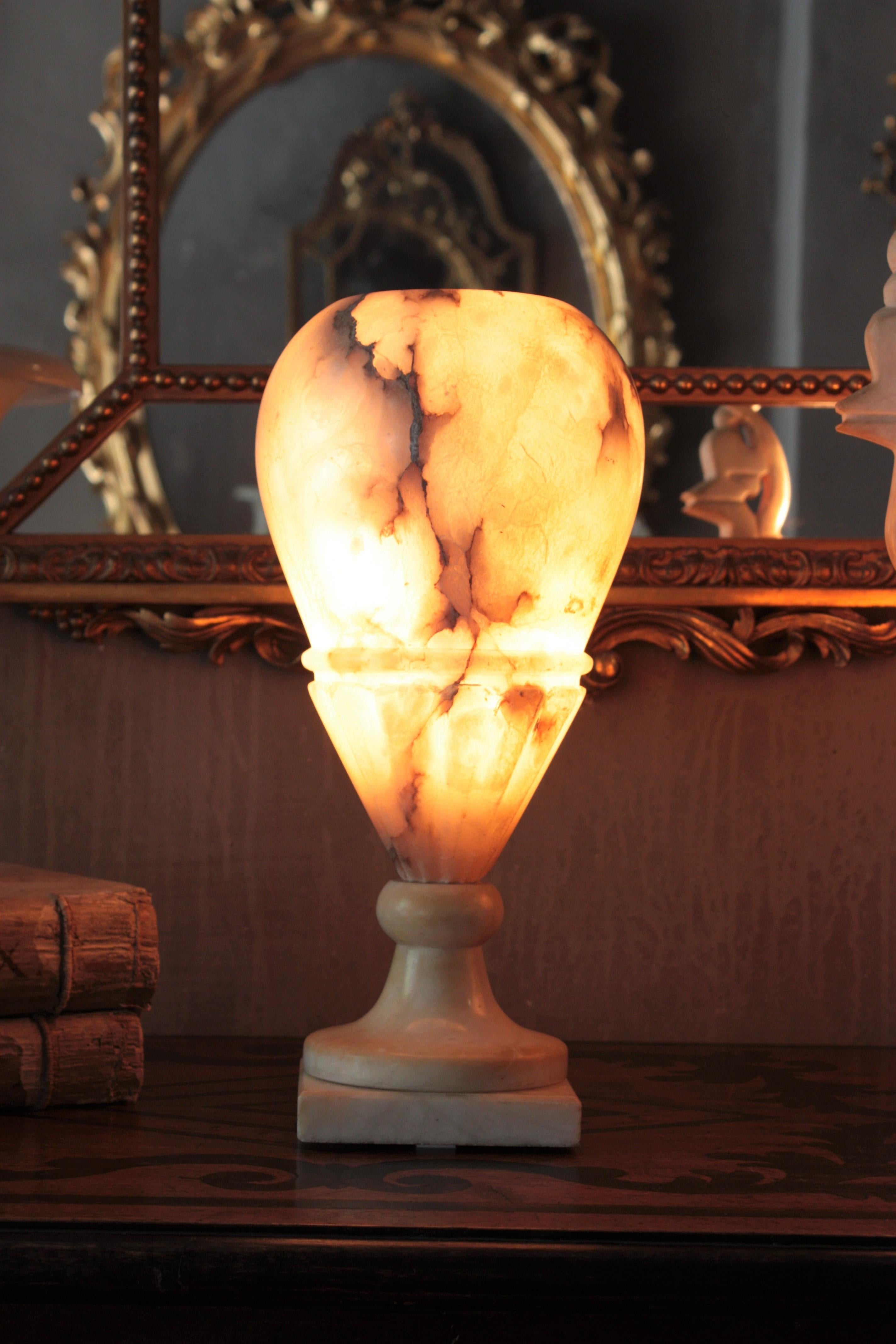 alabaster lamp shades