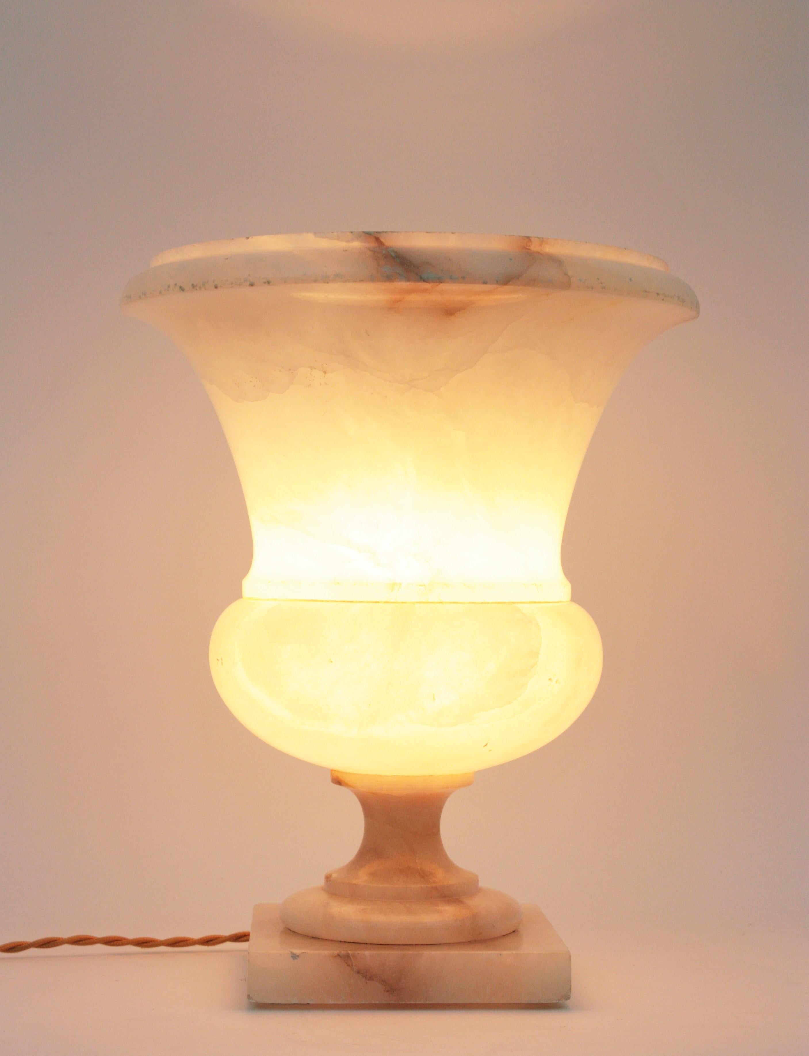 alabaster lamps from spain