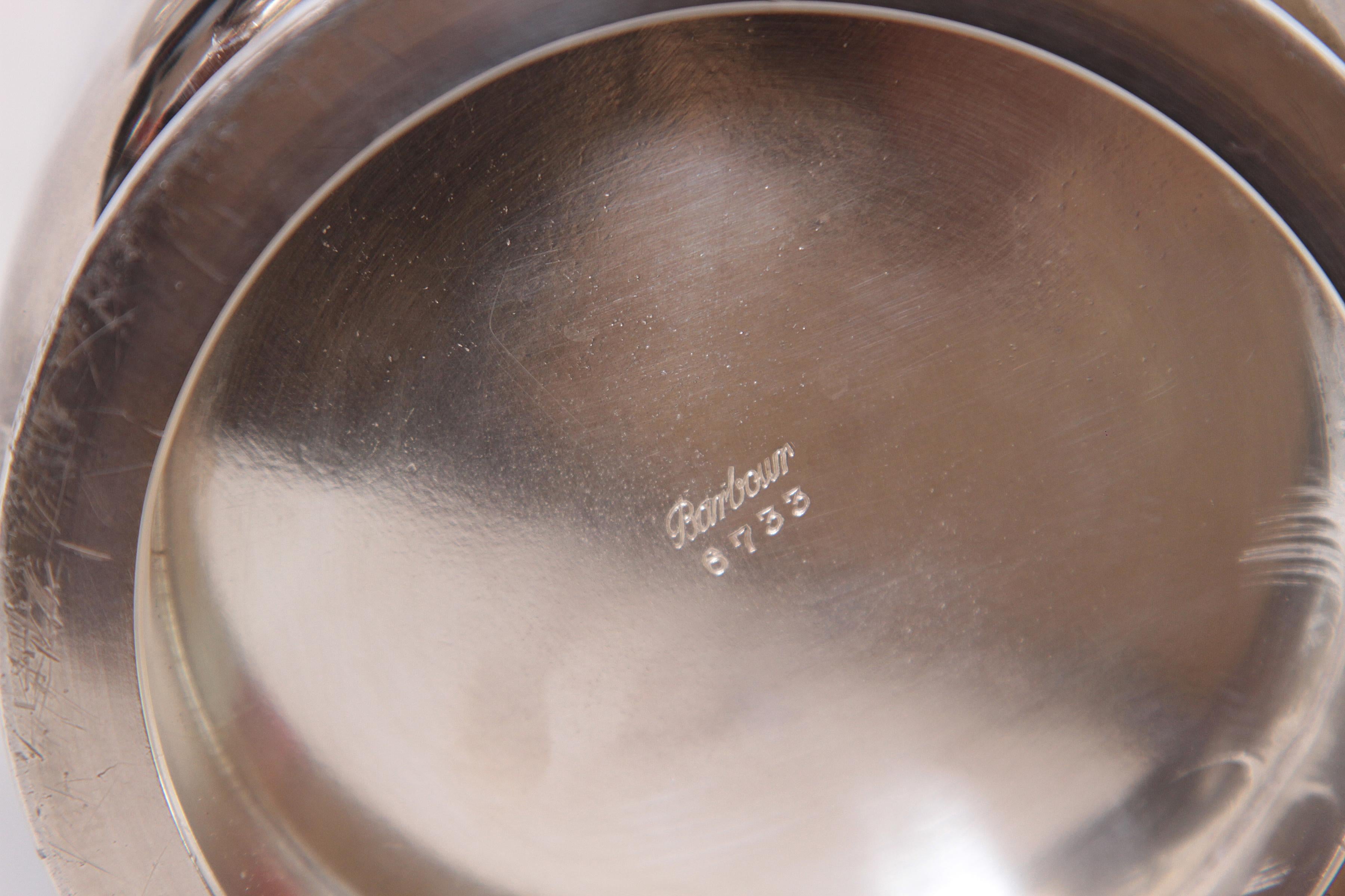 Art Deco Albert Feinauer Silver Plate / Catalin Cocktail Set for Barbour Silver 12