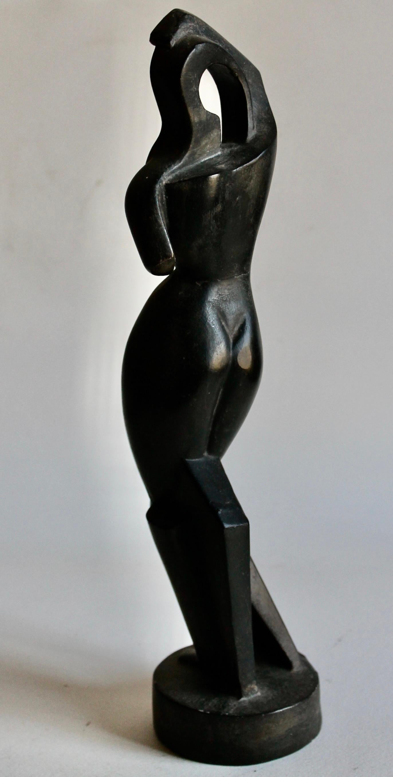 Plaster Art Deco Alexander Archipenko 'Woman Combing Her Hair' MOMA Reproduction