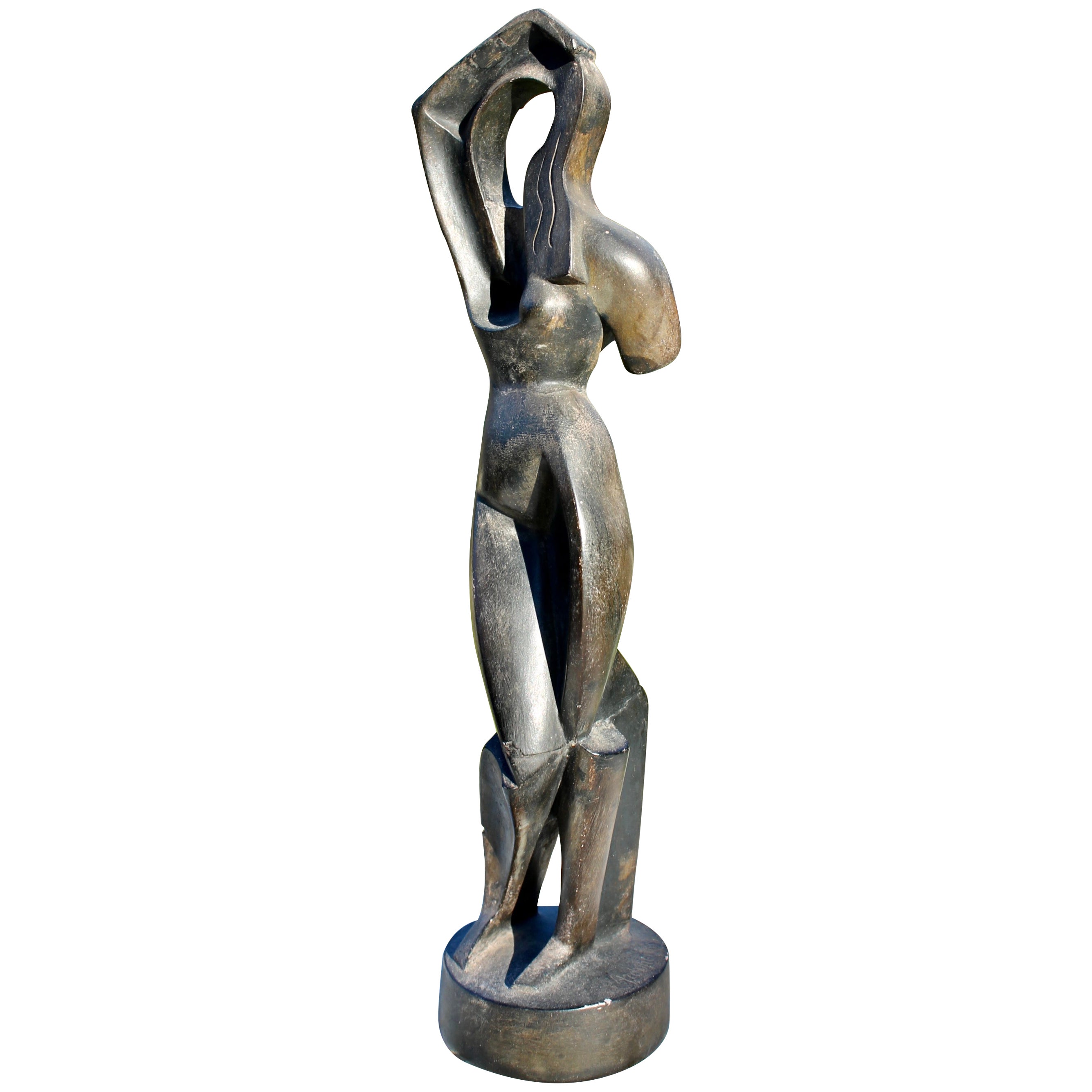 Art Deco Alexander Archipenko 'Woman Combing Her Hair' MOMA Reproduction