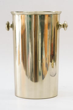 Enfriador de vino de alpaca Art Decó de Herrmann hacia 1920