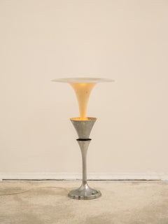 Art Deco Aluminium Table Lamp by Josef Hoffmann for Osram