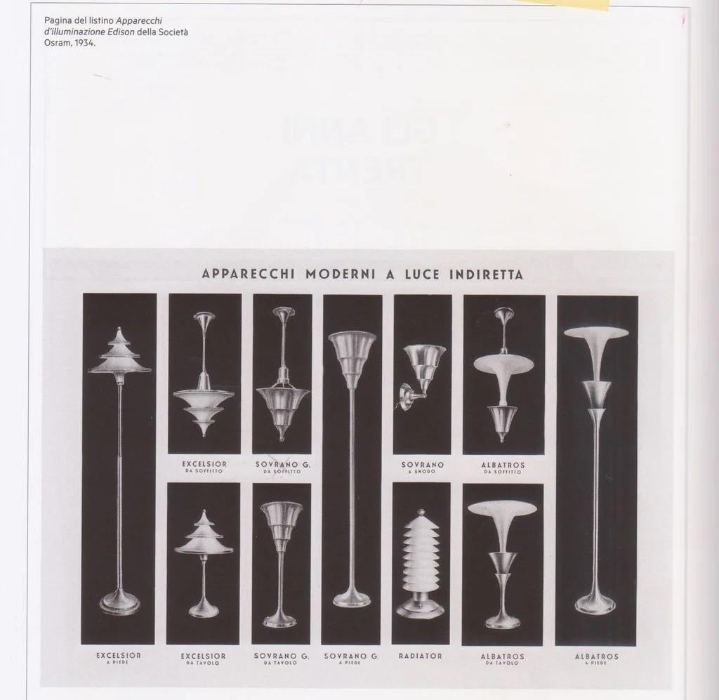 Aluminium Lampe à poser Art déco en aluminium de Josef Hoffmann pour Osram en vente