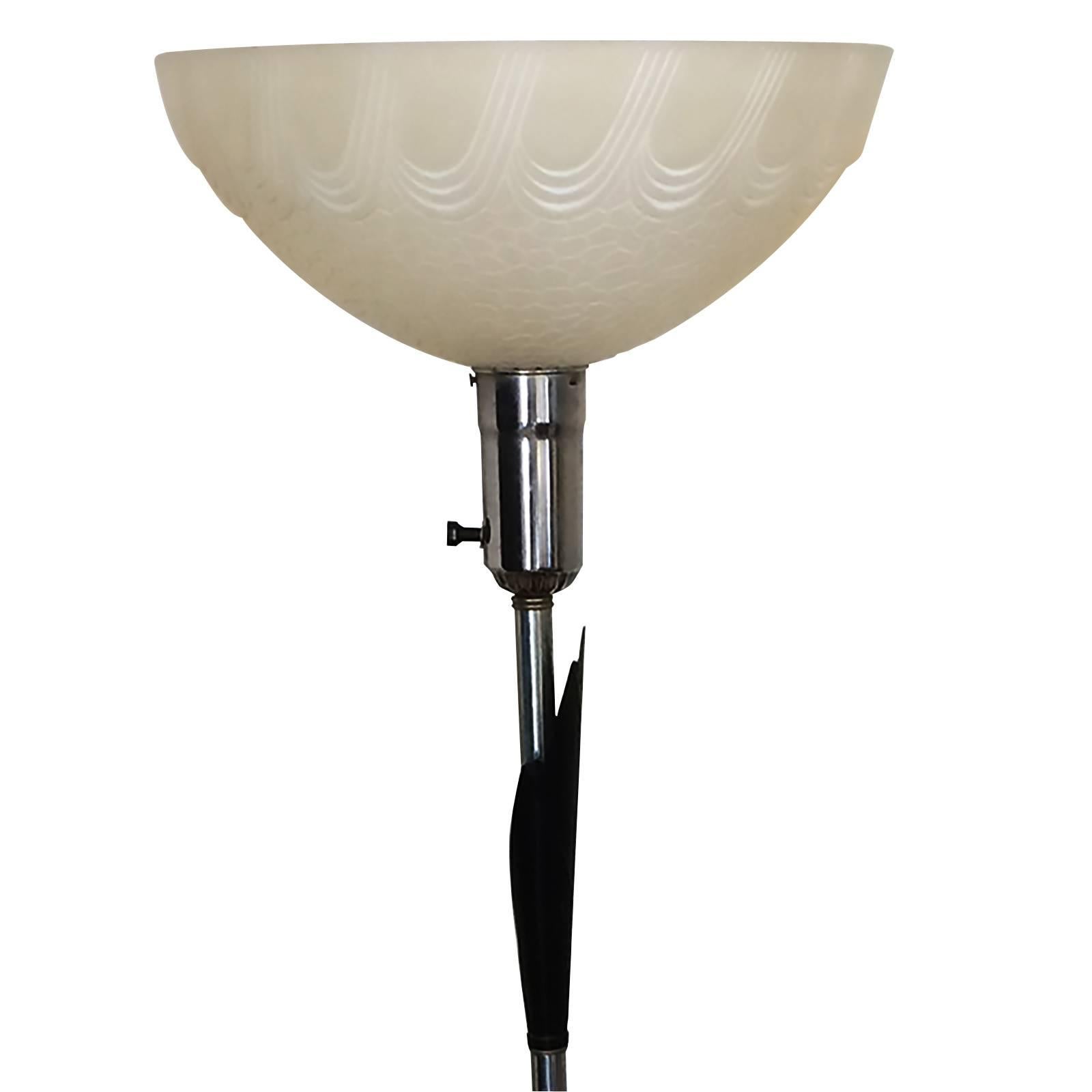 glass uplighter shade