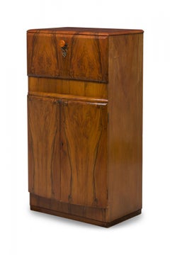 Art Deco American Mid-Century Dry Bar / Cocktail Cabinet