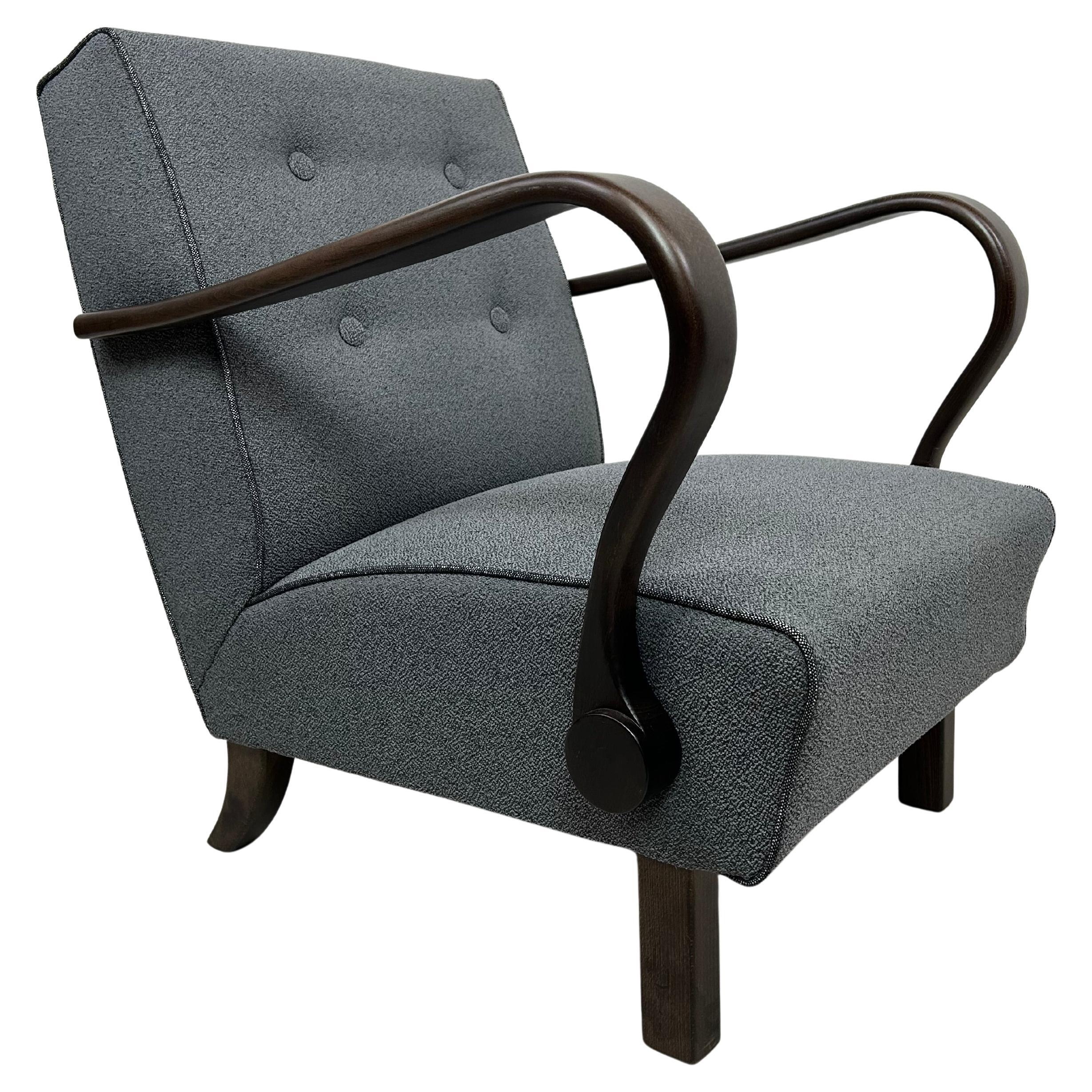 Silla amr art déco H320 de J.Halabala para UP Závody en venta