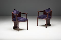 Art Deco Amsterdam School Armchair, Netherlands, 1930s