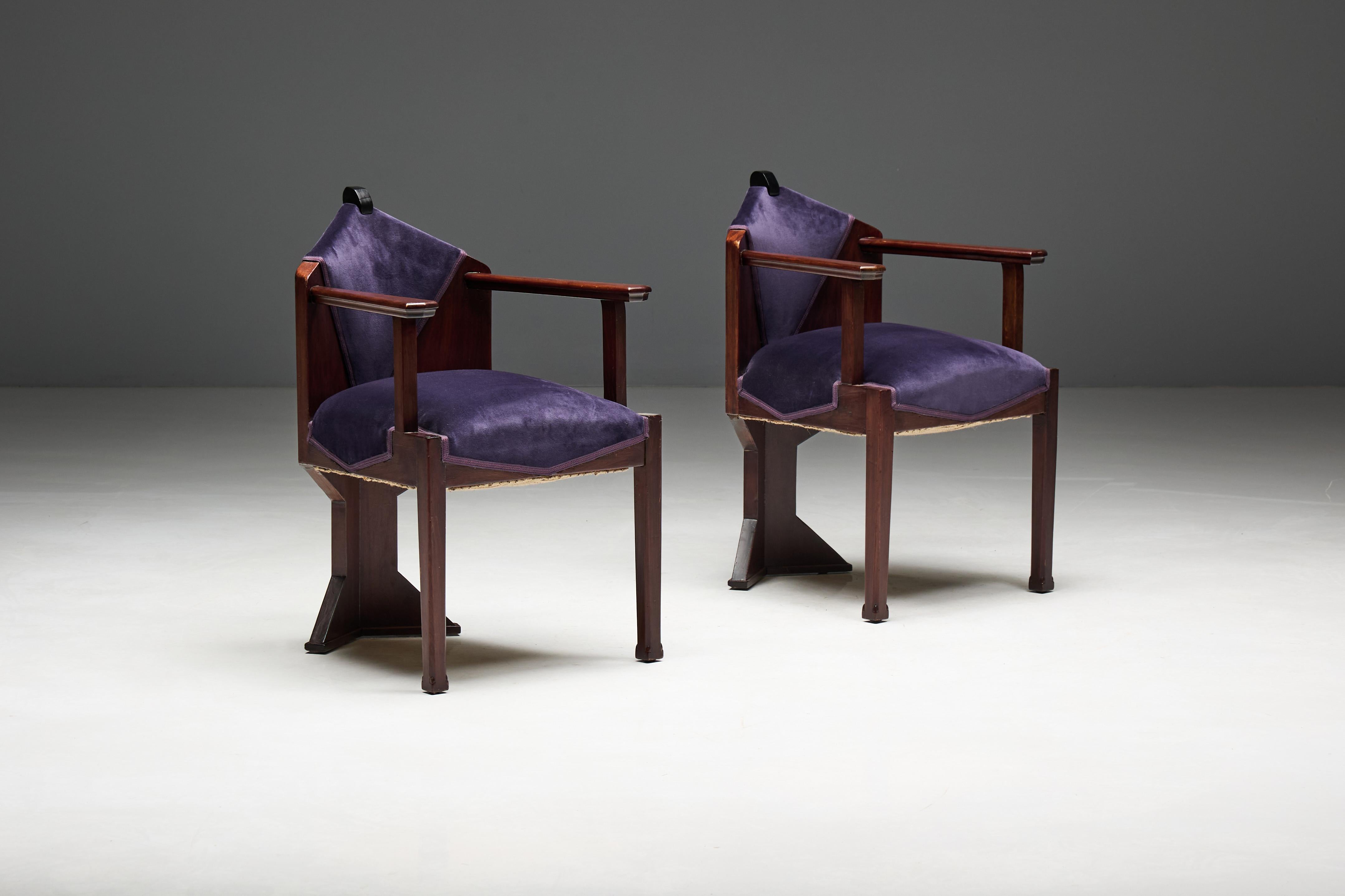 poltrone art deco anni '50