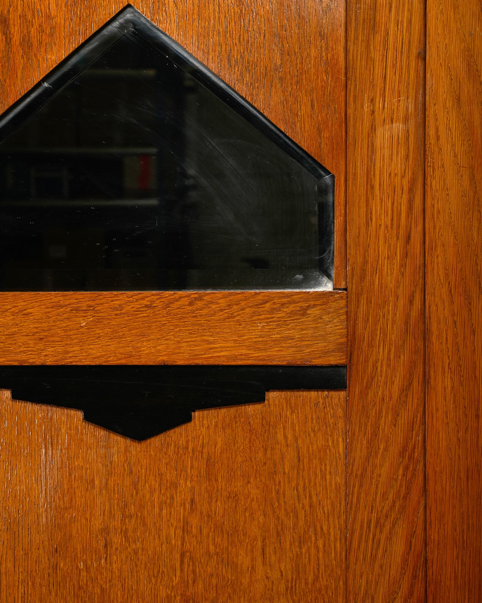 Armoire ou garde-robe de l'école d'Amsterdam Art déco, années 1930, Pays-Bas 5