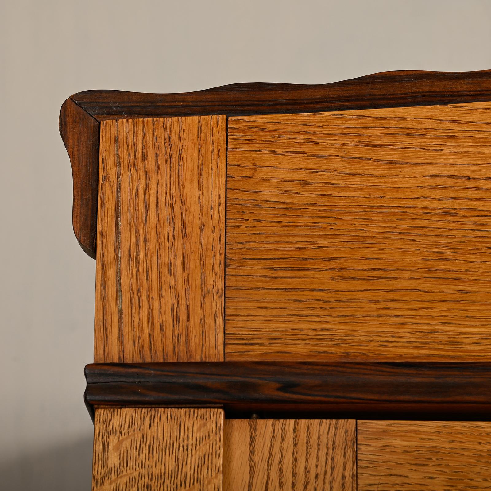 Art Deco Amsterdam School Armoir or Wardrobe by Fa. Drilling, 1928 Netherlands 8
