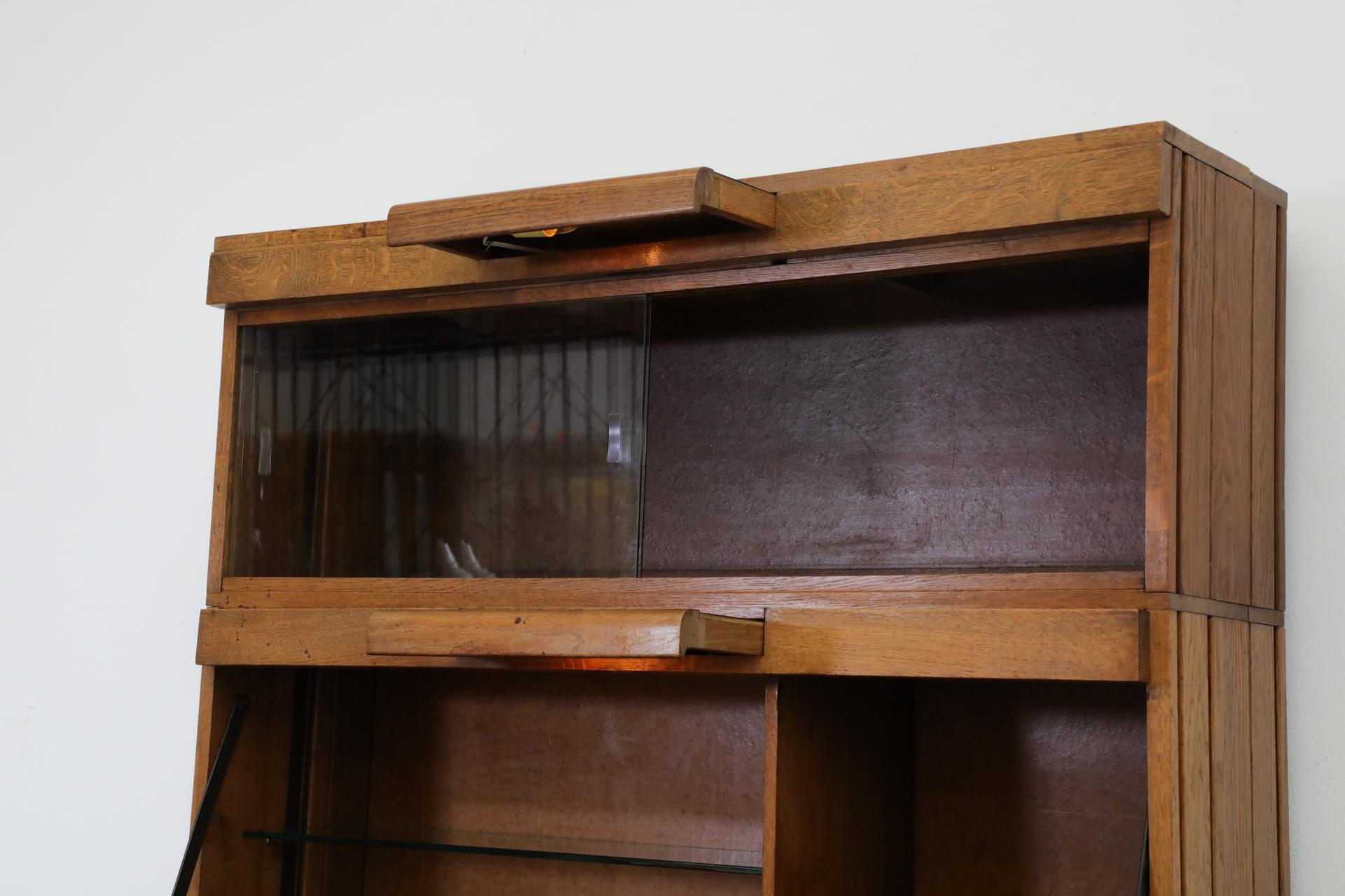 Art Deco - Amsterdam School Dark Oak Bar Cabinet For Sale 7