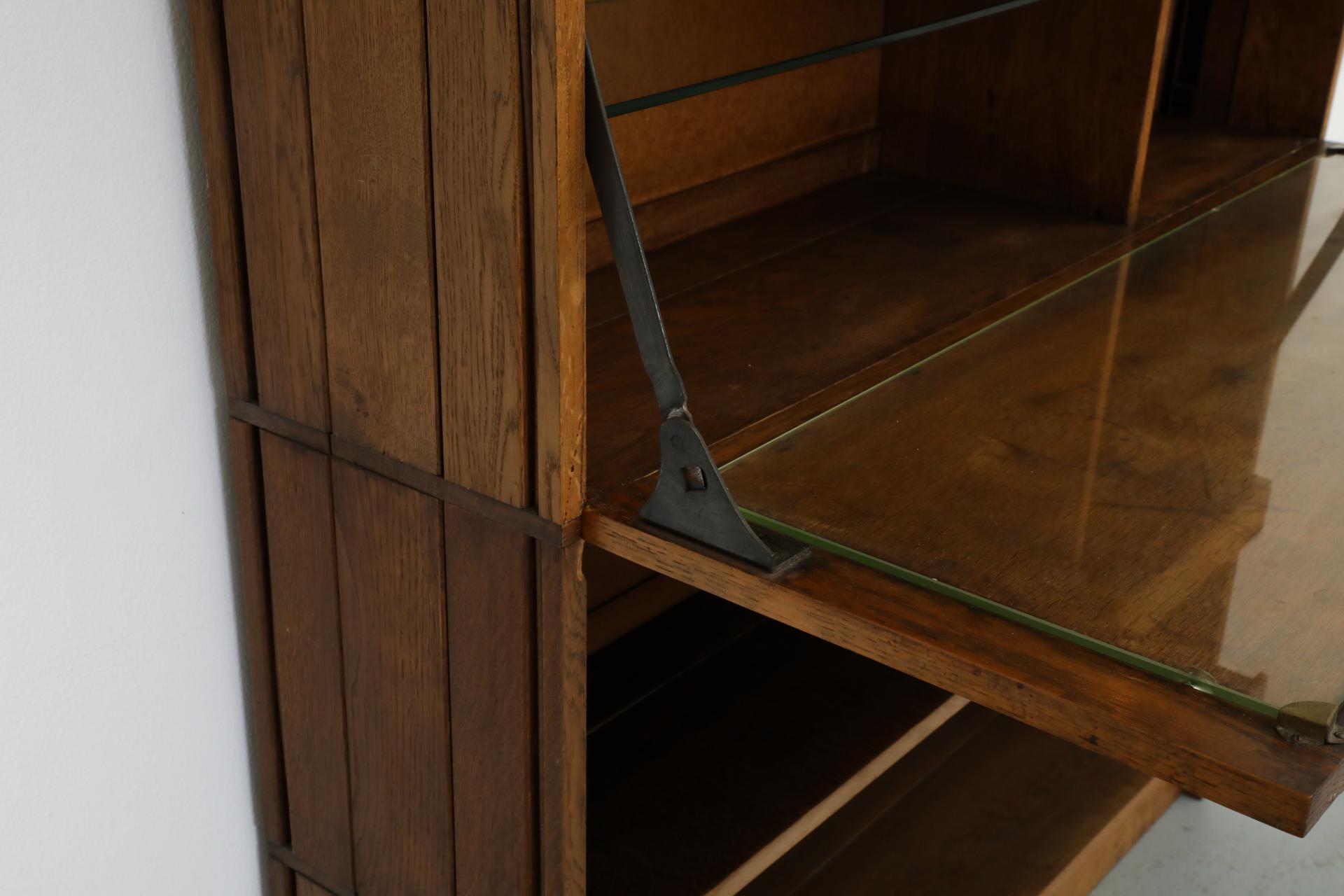 Art Deco - Amsterdam School Dark Oak Bar Cabinet For Sale 10