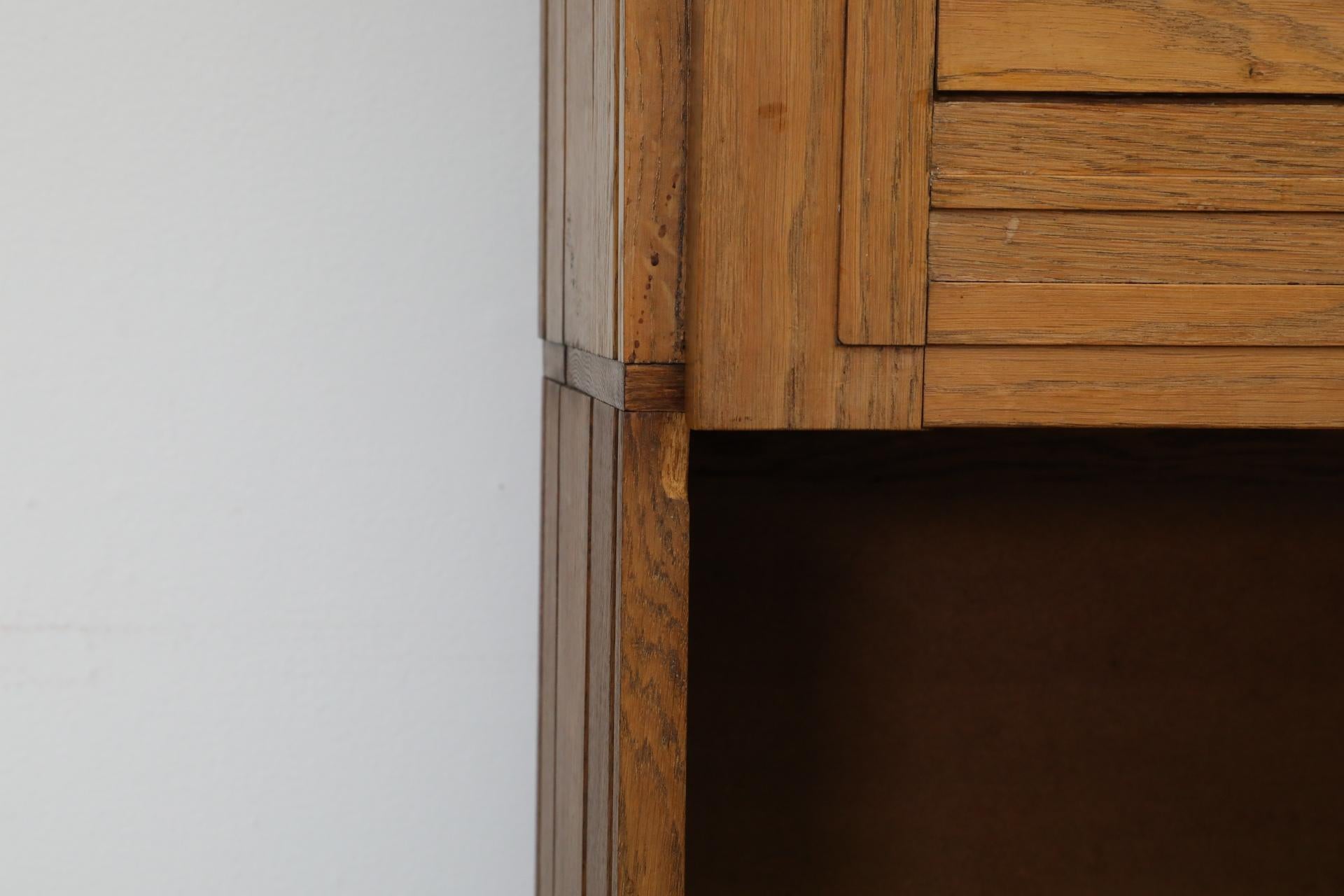 Art Deco - Amsterdam School Dark Oak Bar Cabinet For Sale 13