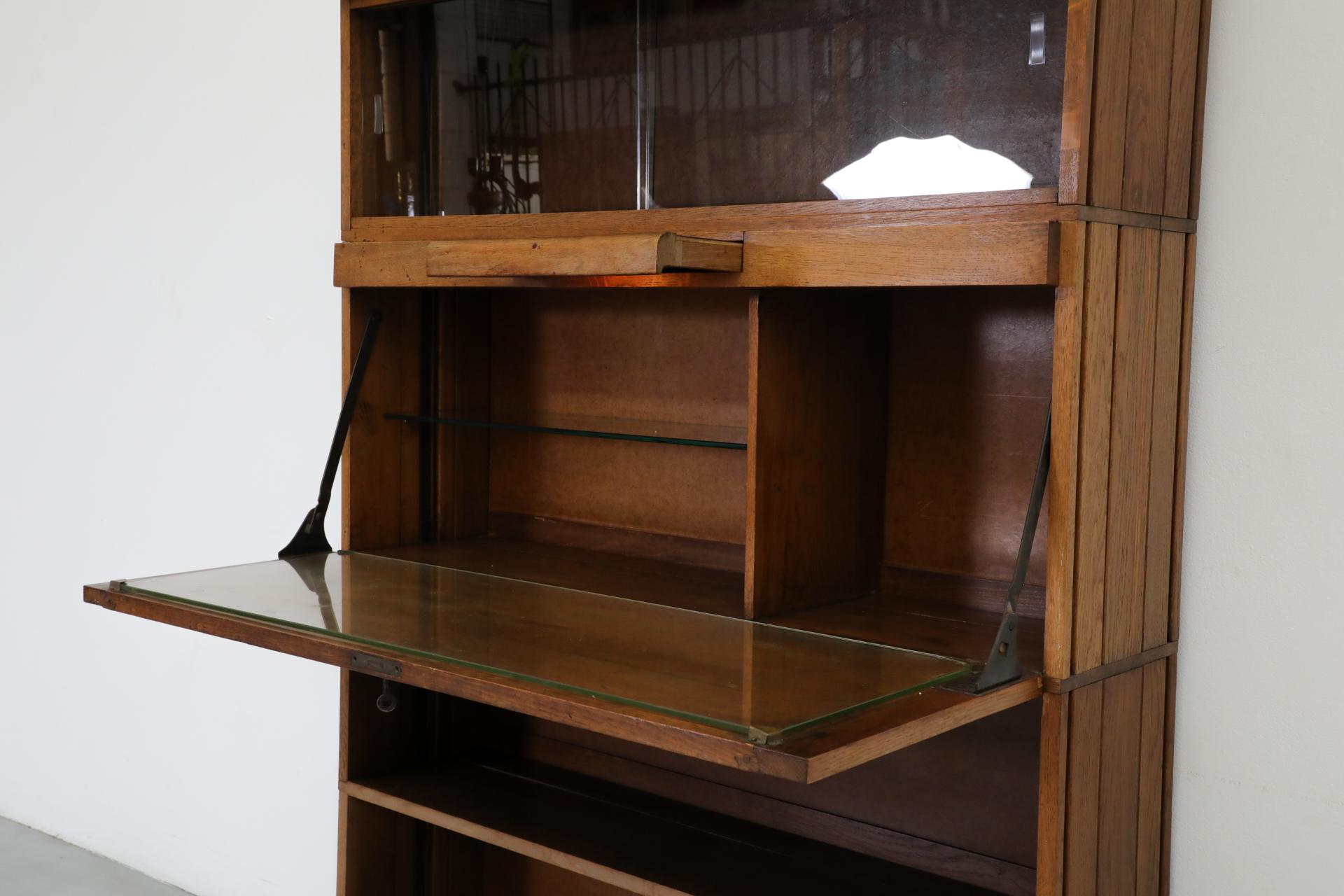 Art Deco - Amsterdam School Dark Oak Bar Cabinet For Sale 1