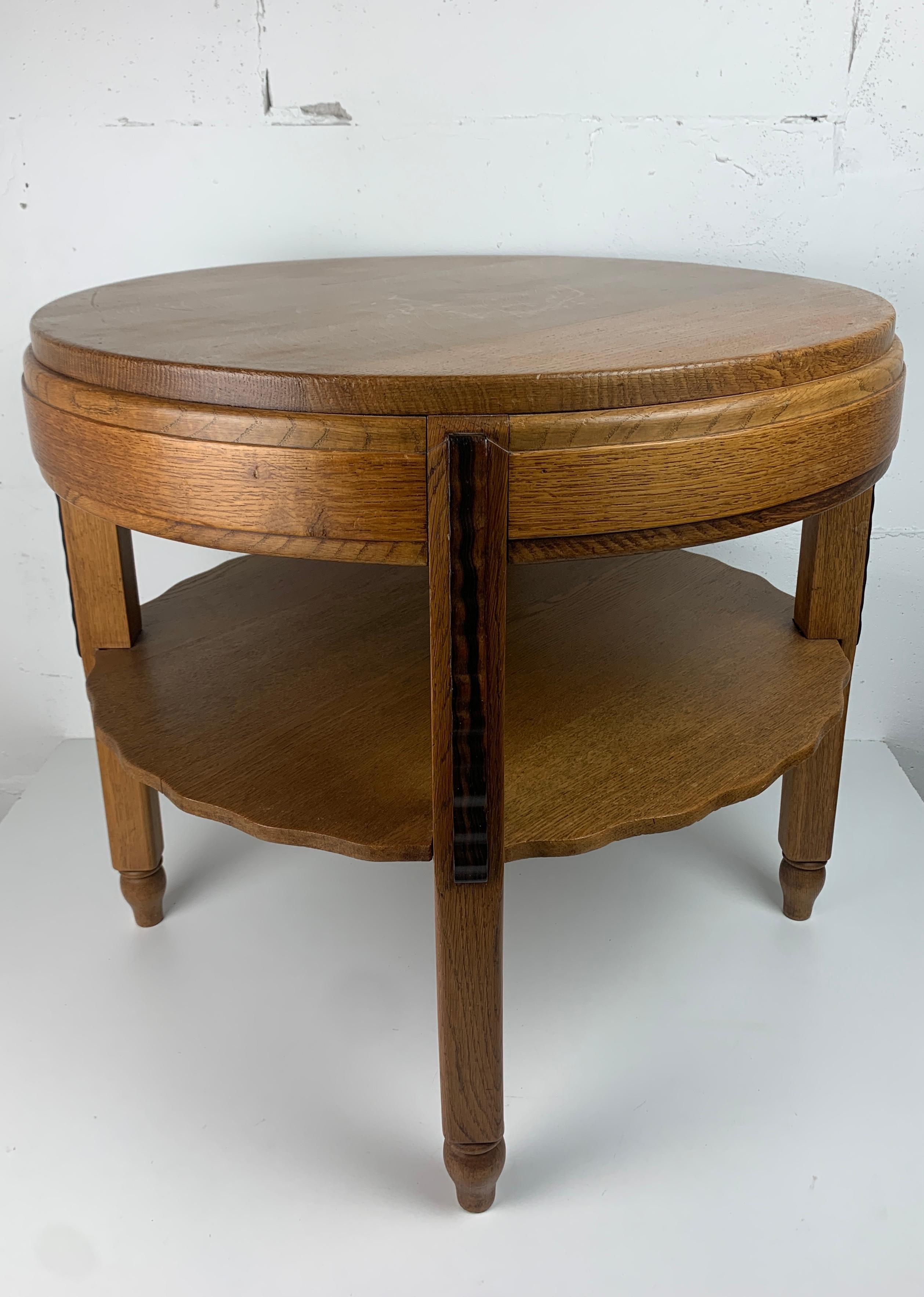 Art Deco Amsterdam Schule Niederländisch Seite Beistelltisch (Art déco) im Angebot