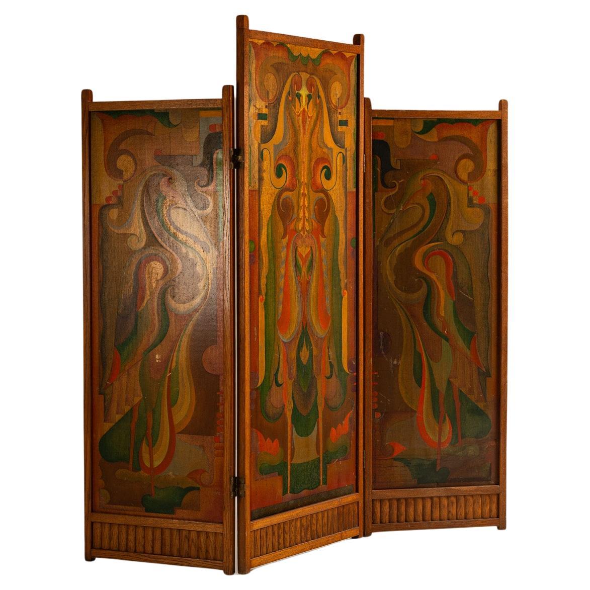 Art Deco, Amsterdamer Schule, Raumteiler nach Jaap Gidding, Die Niederlande im Angebot