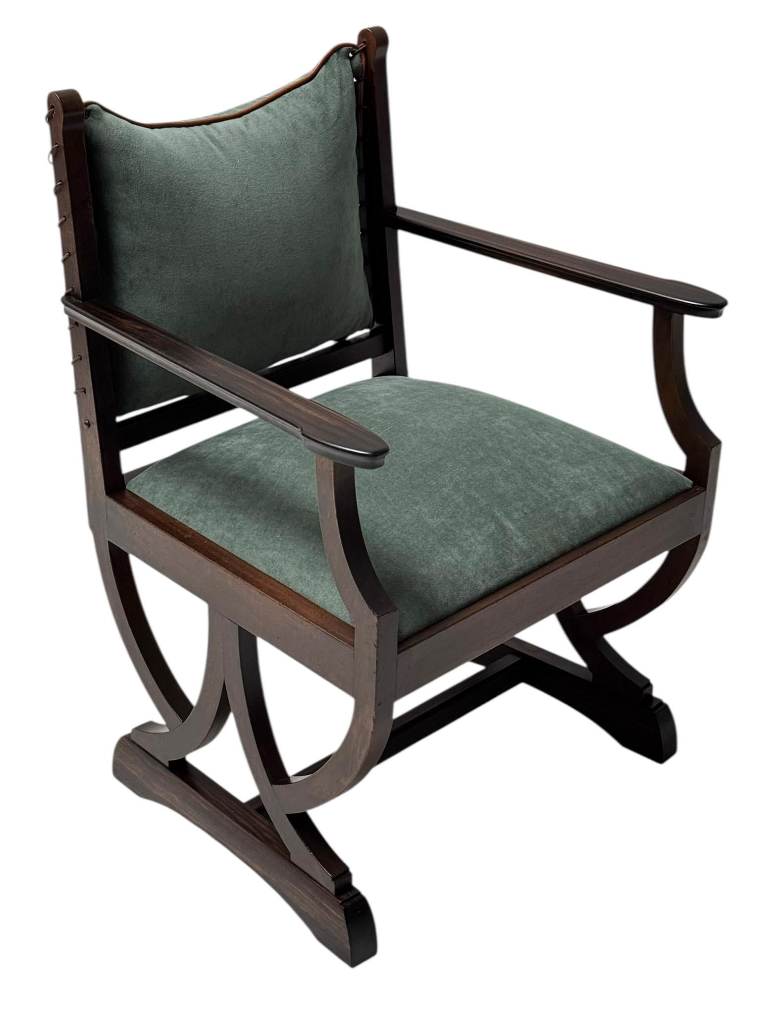 Early 20th Century Art Deco Amsterdamse School Armchair, 1920s For Sale