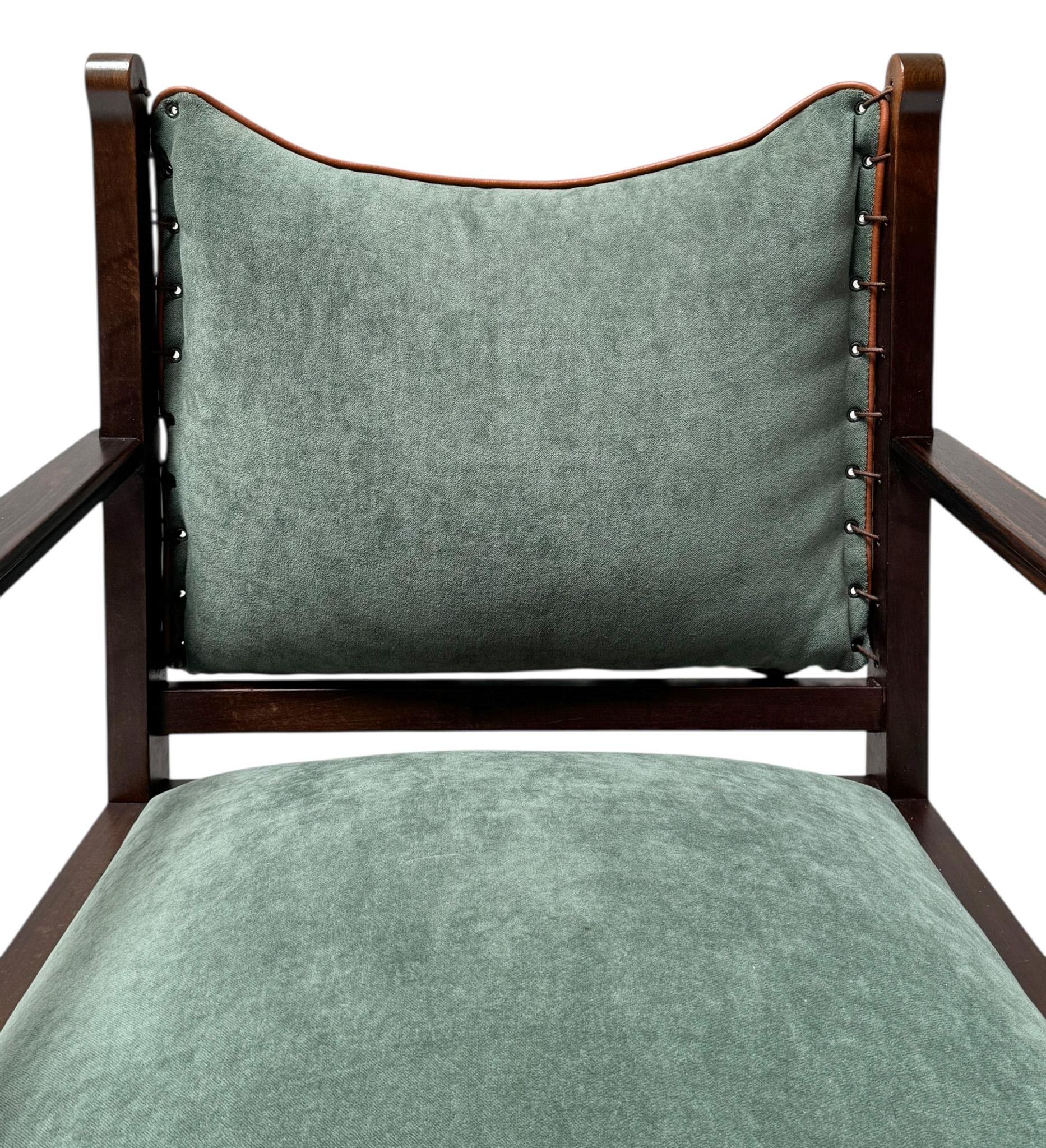 Art Deco Amsterdamse School Armchair, 1920s For Sale 1