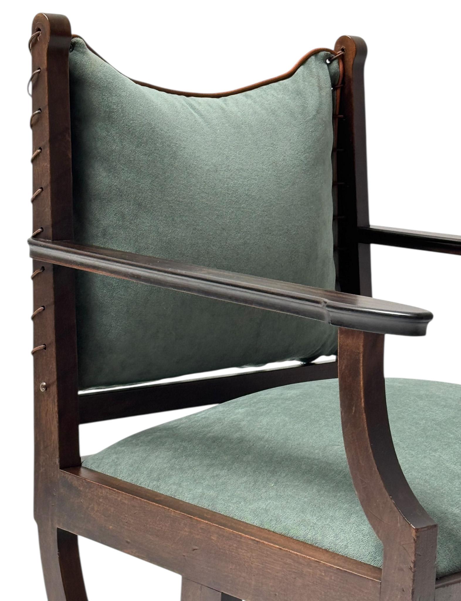 Art Deco Amsterdamse School Armchair, 1920s For Sale 4