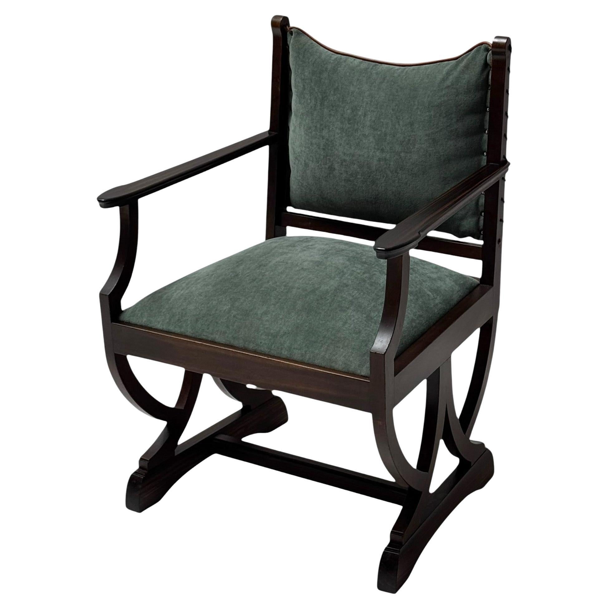 Art Deco Amsterdamse School Armchair, 1920s For Sale