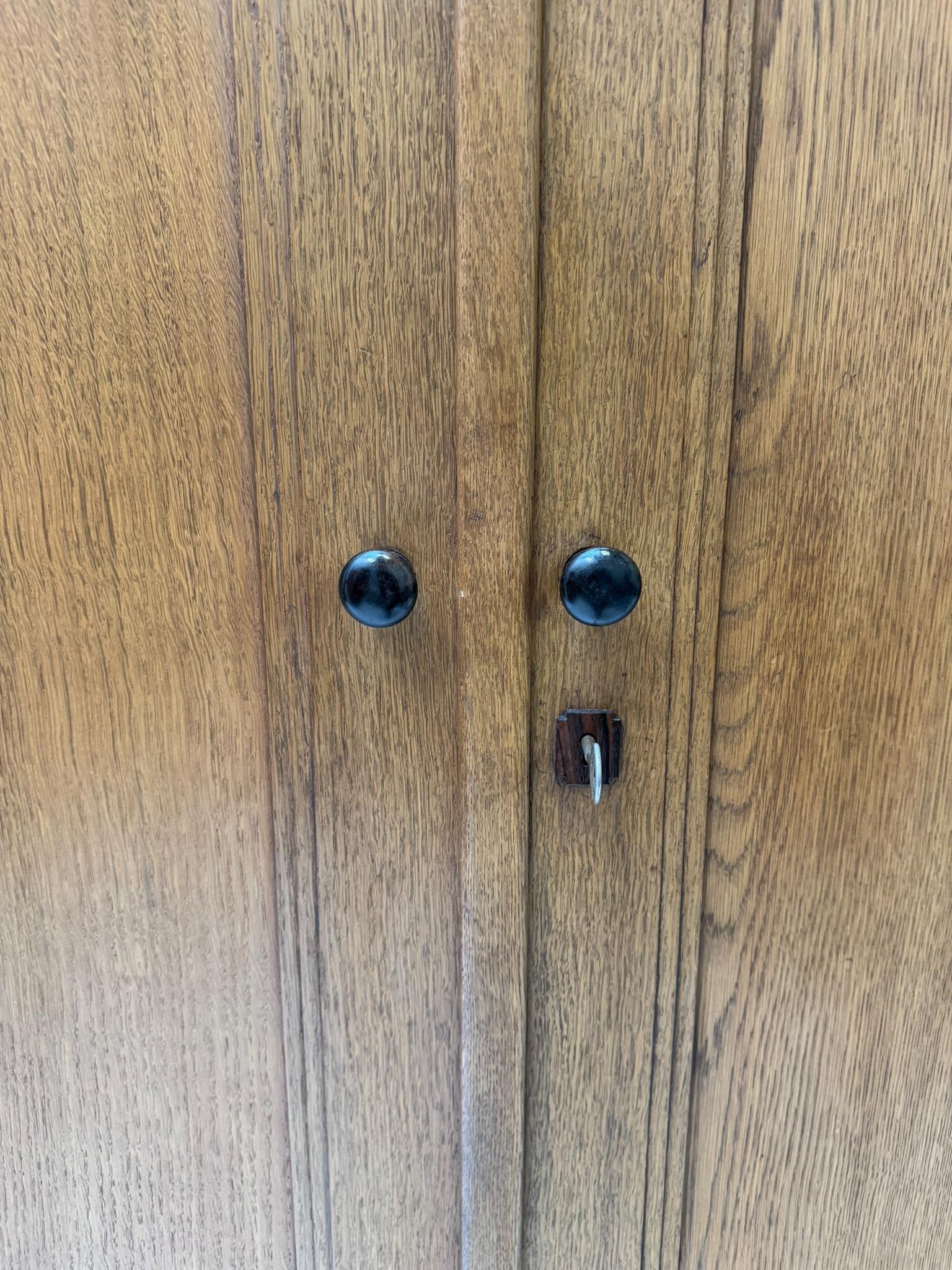 Art Deco Amsterdamse School Armoire or Wardrobe, 1920s in vendita 3