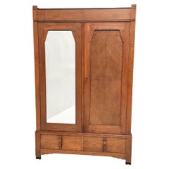 Art Deco Amsterdamse School Armoire or Wardrobe, 1920s