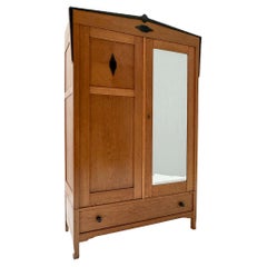 Armoire ou armoire de l'école d'Amsterdamse Art Déco par Fa. Forage Amsterdam