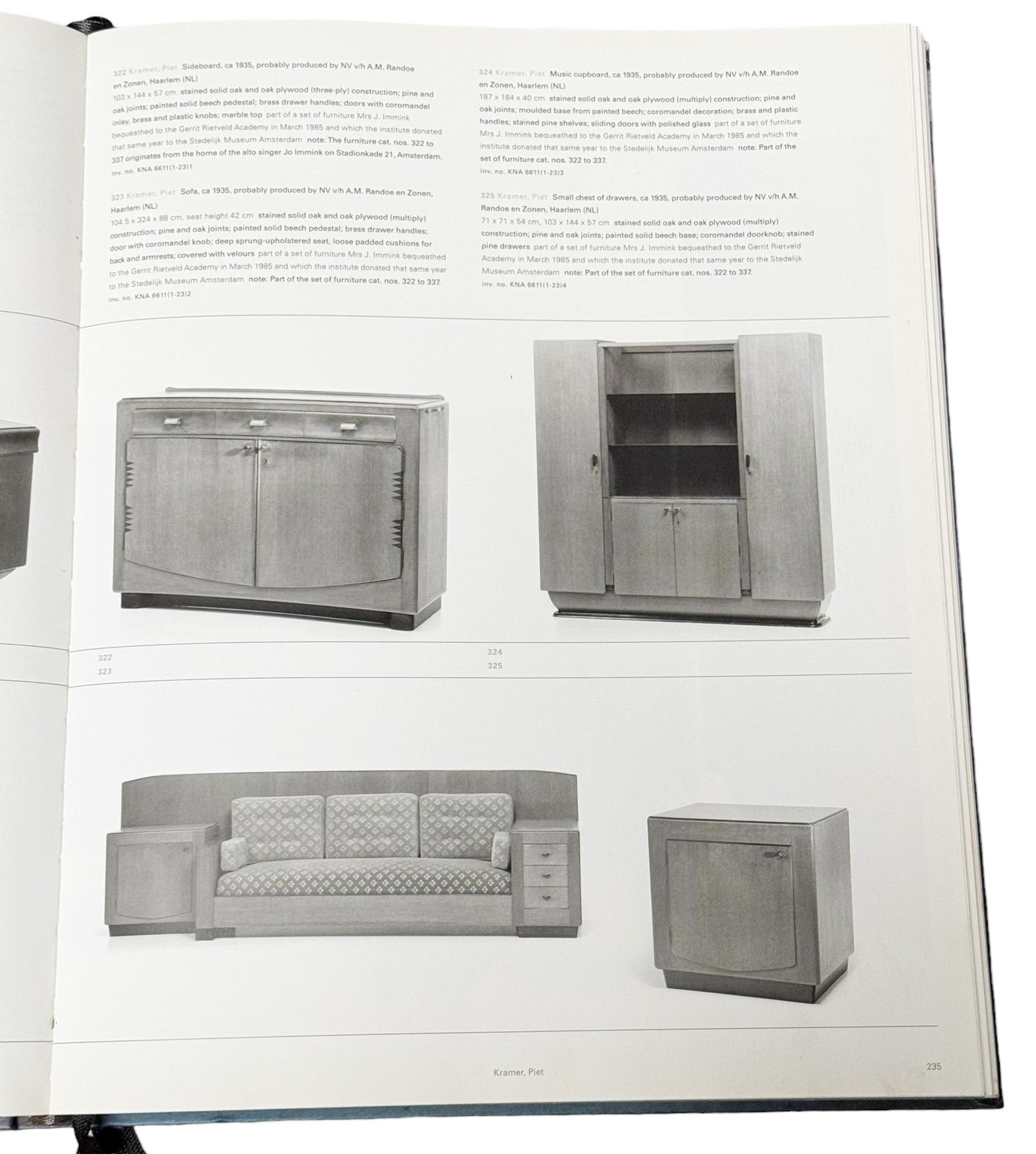 Art Deco Amsterdamse School Cabinet with Drawers by Piet Kramer, 1930s For Sale 5