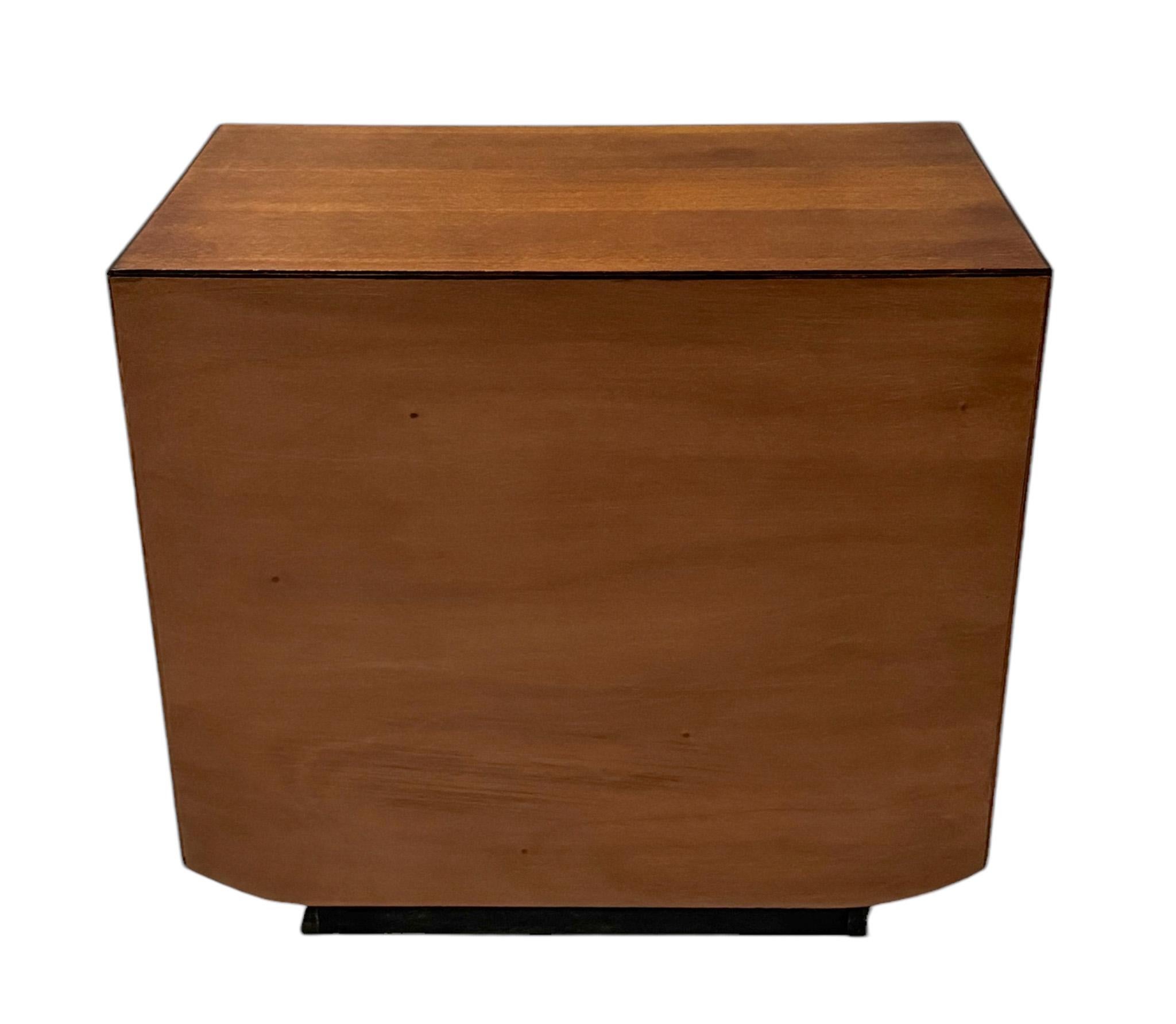 Art Deco Amsterdamse School Cabinet with Drawers by Piet Kramer, 1930s For Sale 3