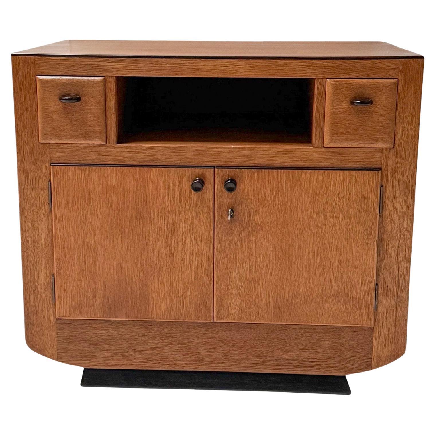 Art Deco Amsterdamse School Cabinet with Drawers by Piet Kramer, 1930s For Sale