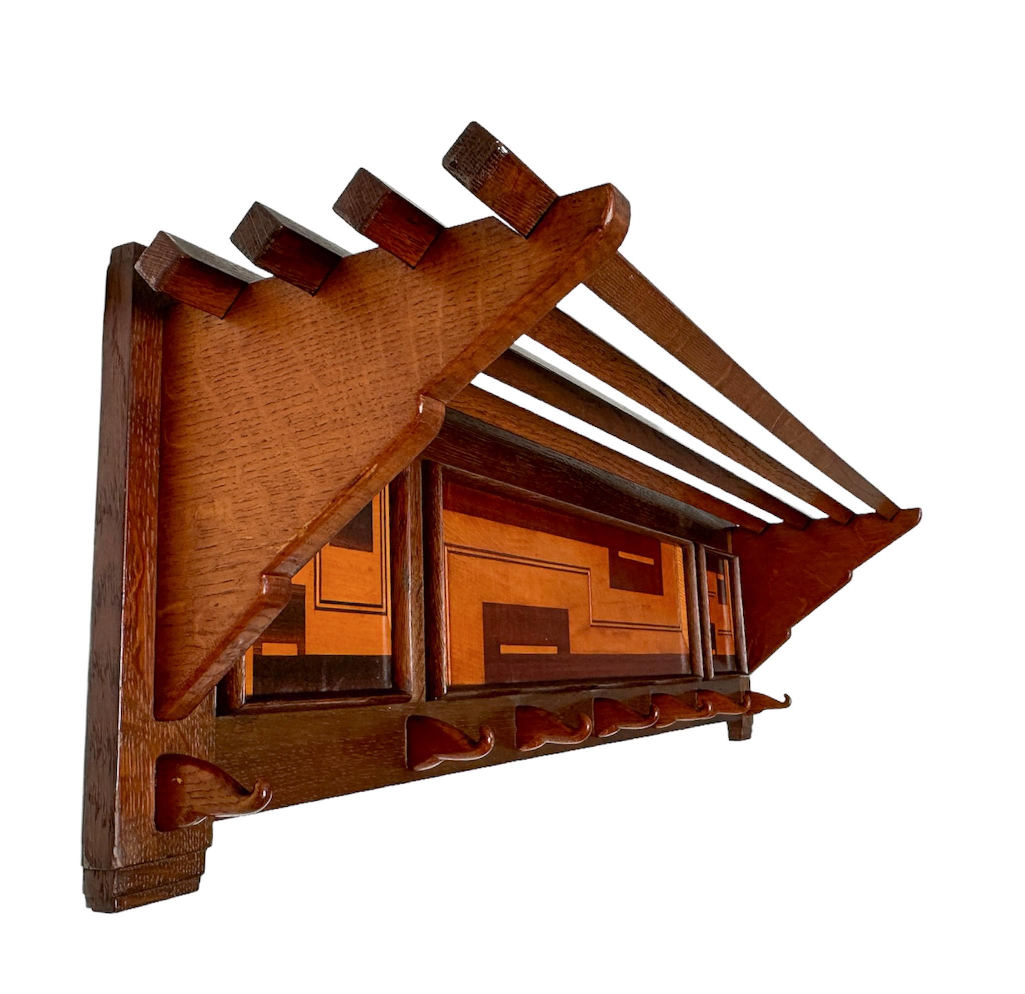Porte-manteaux de l'école Amsterdamse de L.O.V. Oosterbeek, années 1920 en vente 1