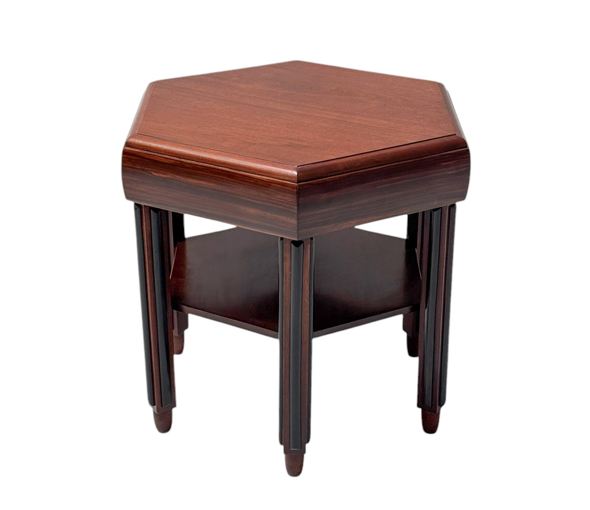 Dutch Art Deco Amsterdamse School Coffee Table by Fa. Drilling Amsterdam, 1924 For Sale