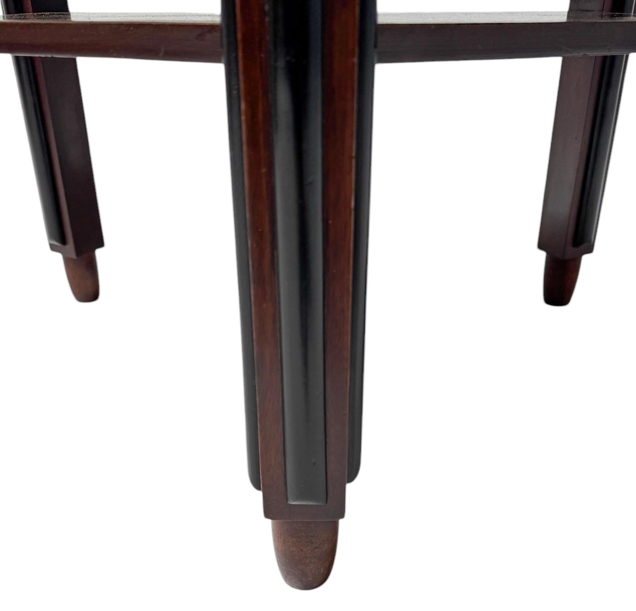Art Deco Amsterdamse School Coffee Table by Fa. Drilling Amsterdam, 1924 For Sale 1