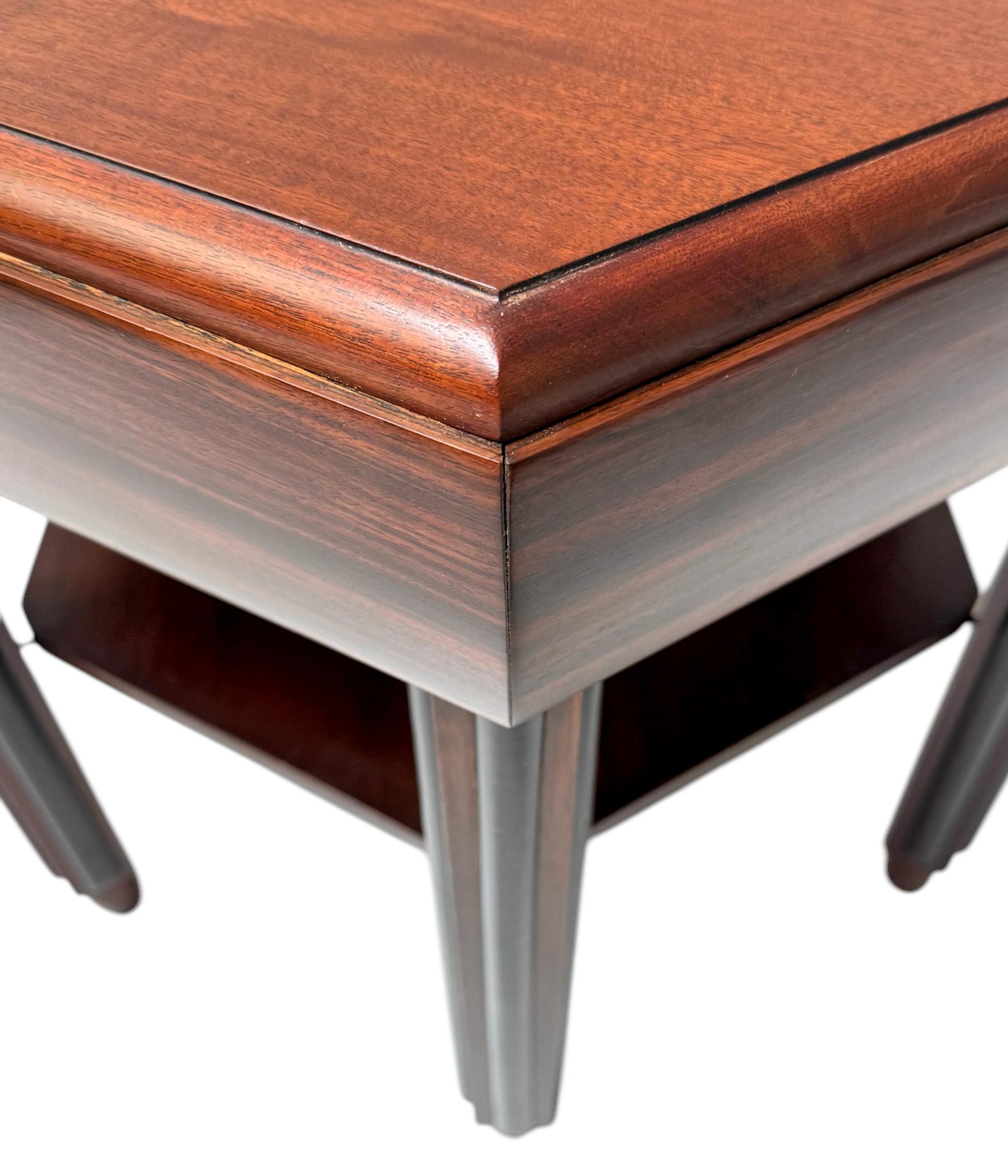 Art Deco Amsterdamse School Coffee Table by Fa. Drilling Amsterdam, 1924 For Sale 2