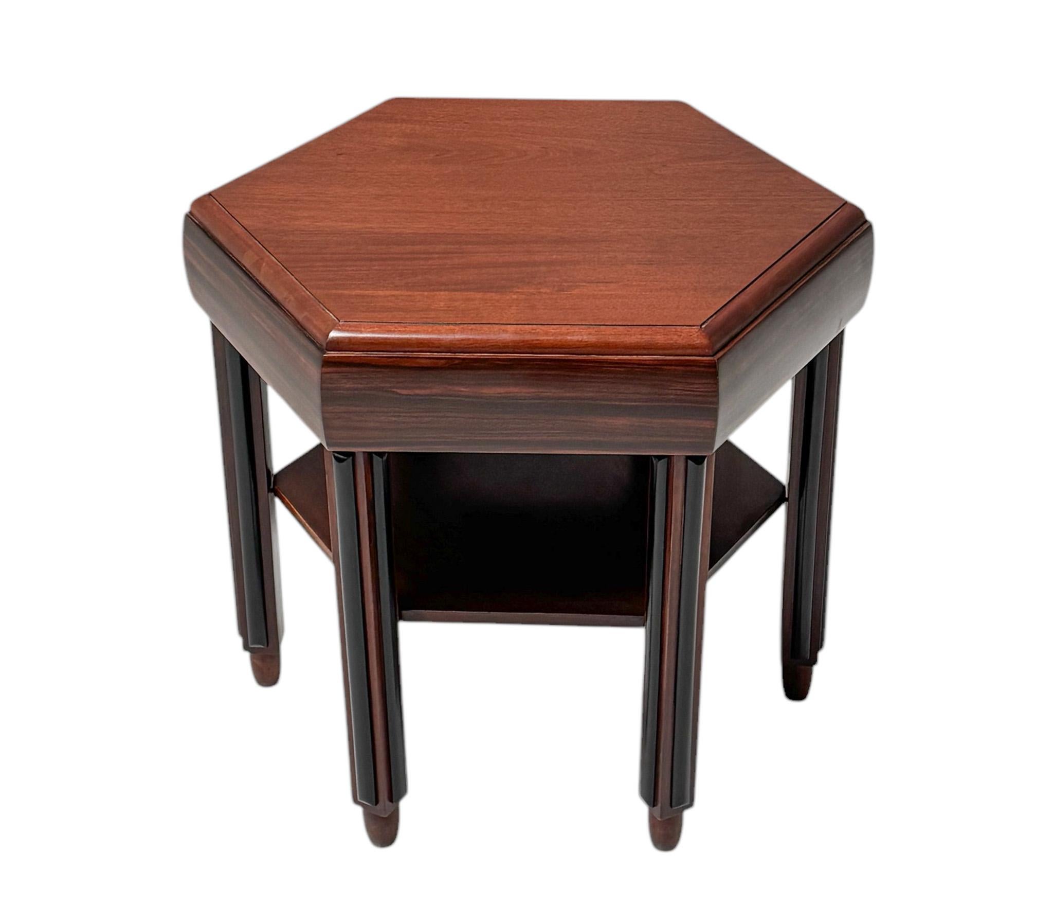 Art Deco Amsterdamse School Coffee Table by Fa. Drilling Amsterdam, 1924 For Sale 3