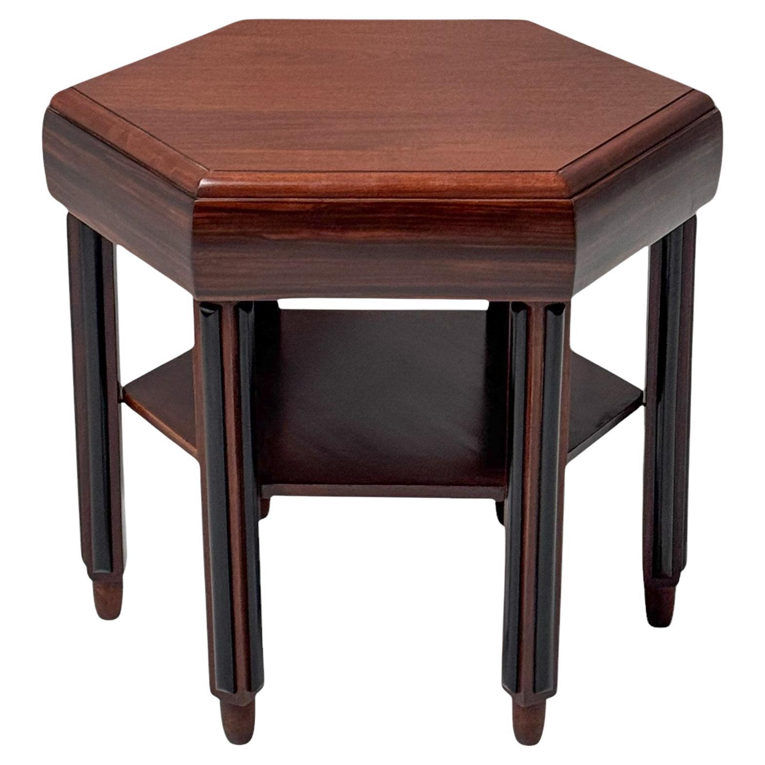 Art Deco Amsterdamse School Coffee Table by Fa. Drilling Amsterdam, 1924 For Sale