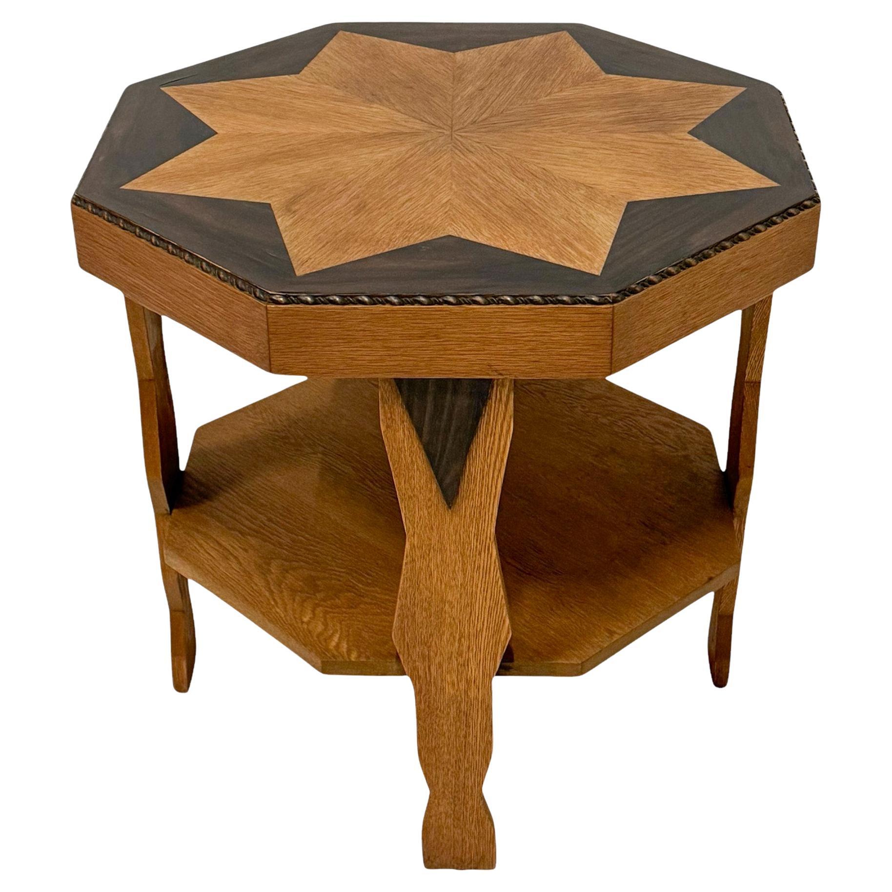Mesa baja o de cóctel de la Escuela Amsterdamse Art Decó, años 20