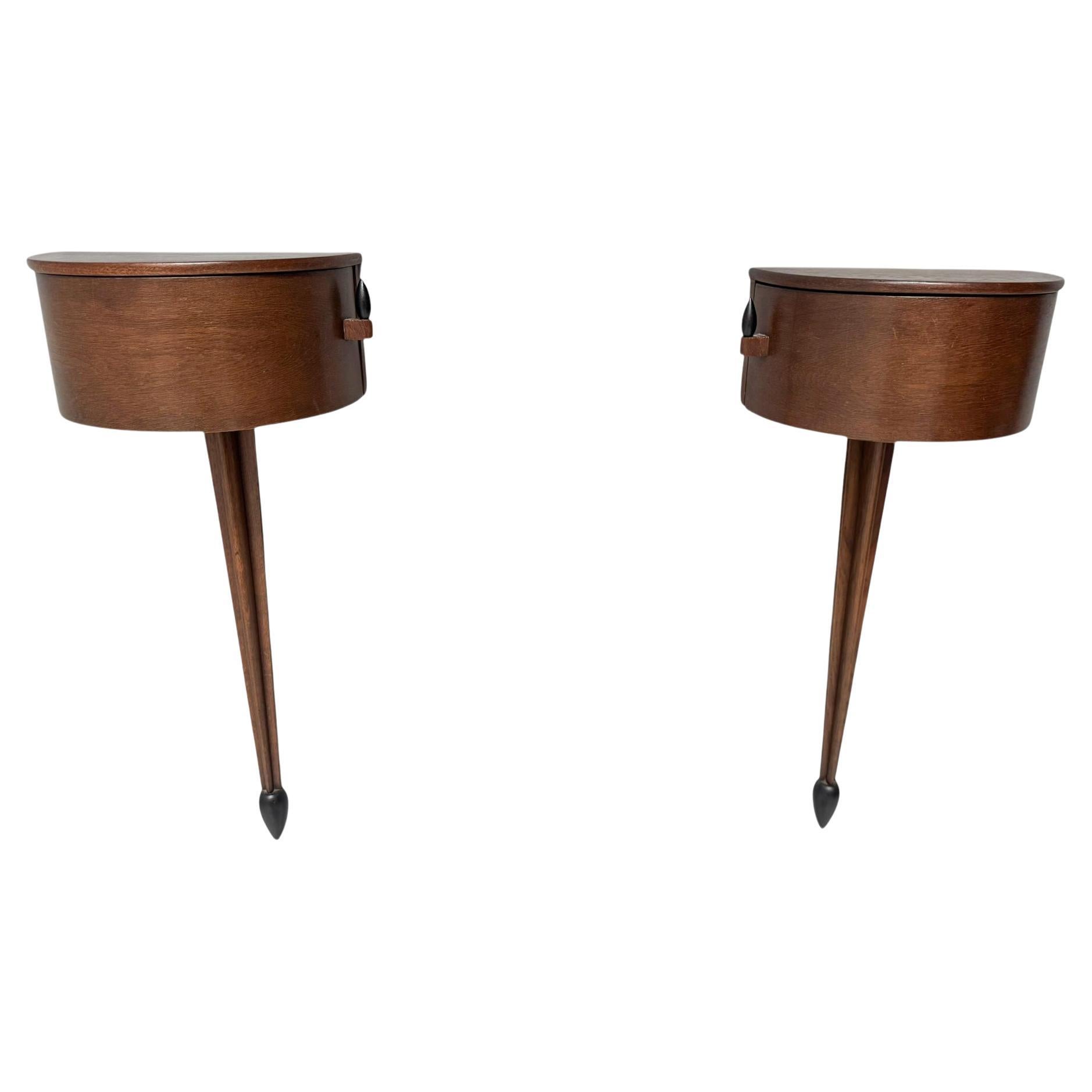 Tables console Art Déco Amsterdamse School par Willem Penaat pour Metz & Co. en vente
