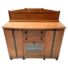 Crédence ou buffet de l'école Amsterdamse Art déco par J.J. Zijfers Amsterdam